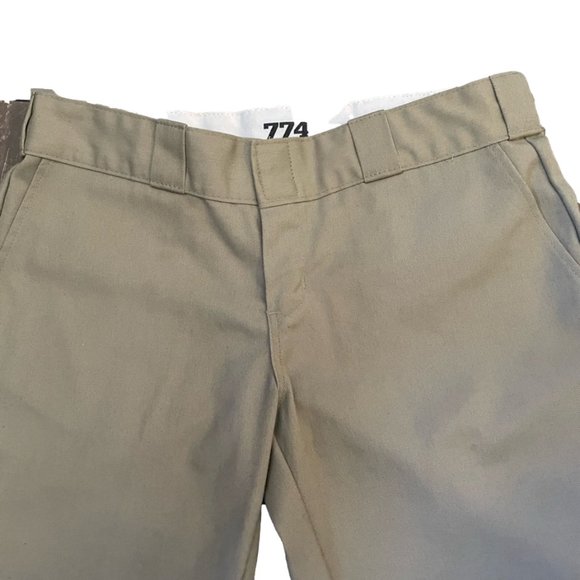 Dickies Women's Original 774 Work Pant Wrinkle And Stain Resistance Khaki 4 Reg - Picture 9 of 13